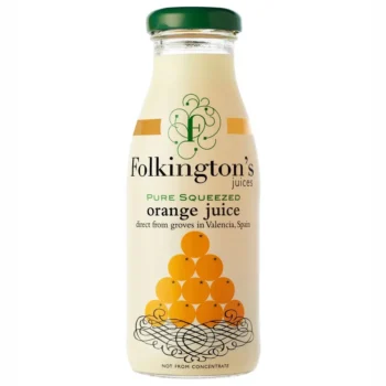 Folkingtons Pure Squeezed Orange Juice 12 x 250ml